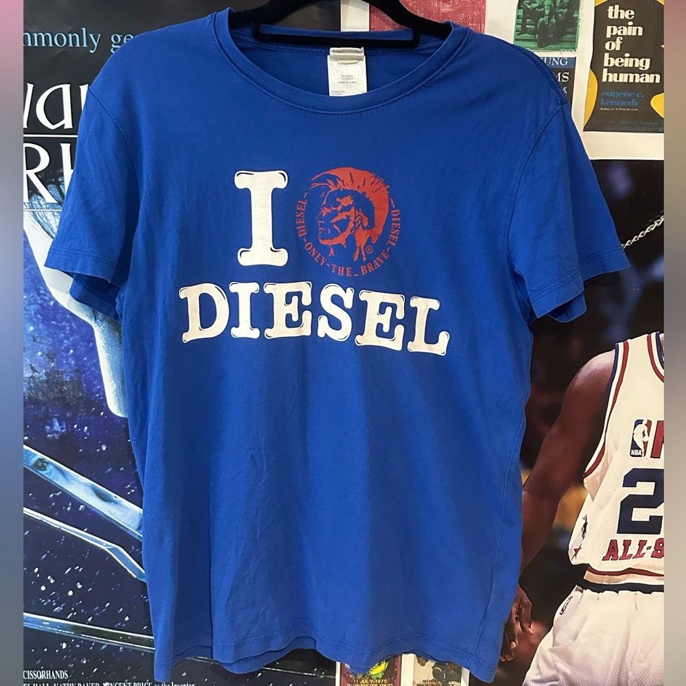 Diesel Blue Short Sleeve Tee